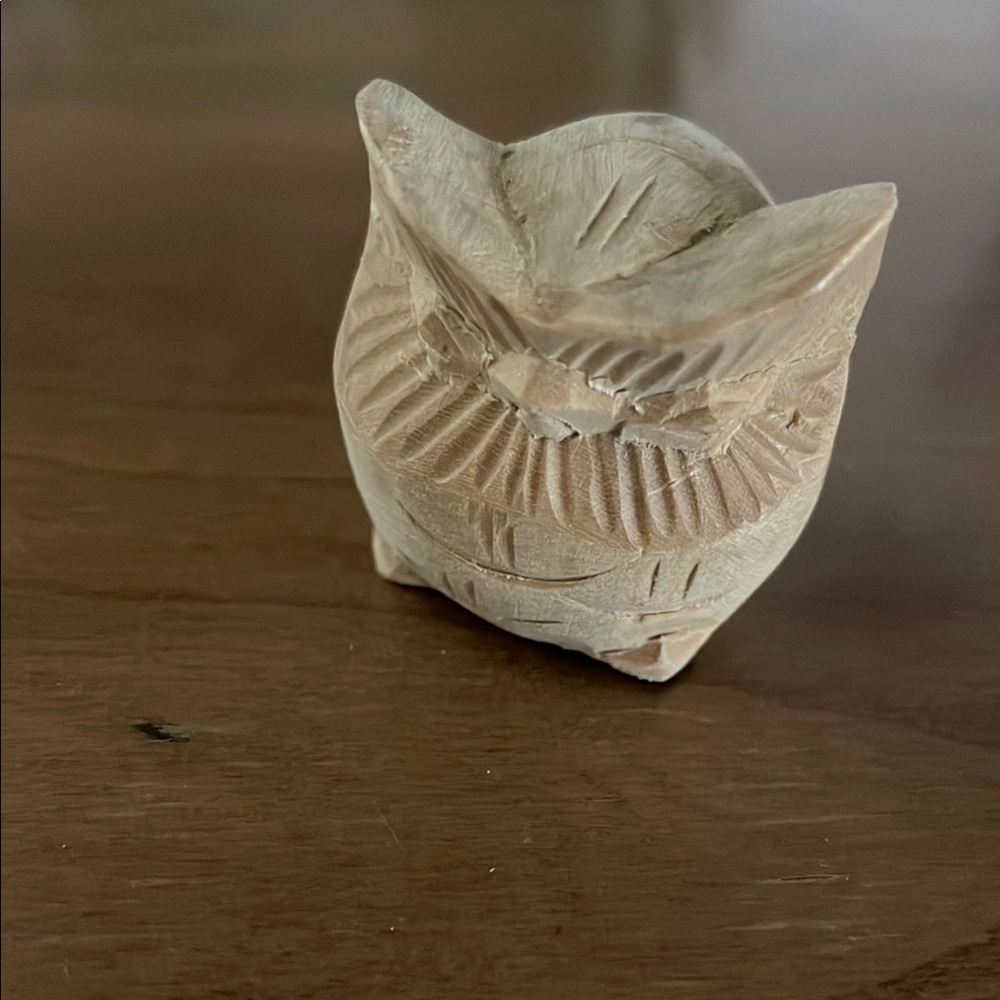 Carved Wood owl